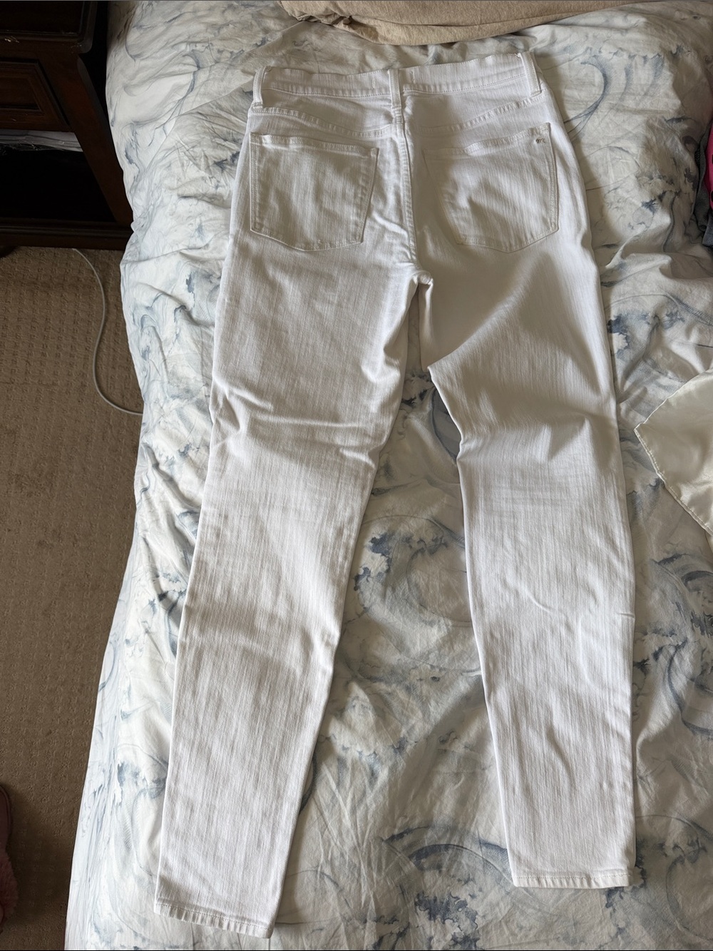 Madewell 9” High Riser Skinny Skinny Jean white - size 30 Tall - Picture 7 of 8